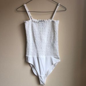 NWOT Forever 21 Camisole Bodysuit with Ruching